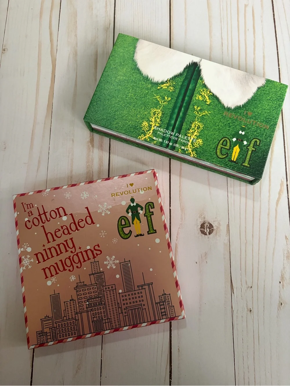 Revolution Elf Eyeshadow Palette Bundle - I’m A Cotton Headed Ninny Muggins NWT